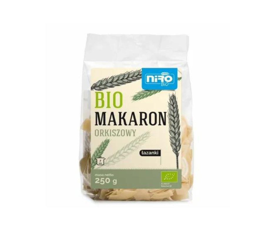 Makaron Orkiszowy Łazanki Bio 250 g - Niro
