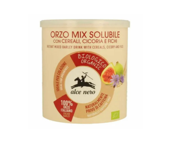 Kawa Zbożowa Instant z Cykorią i Figami Bio 125 g - Alce Nero