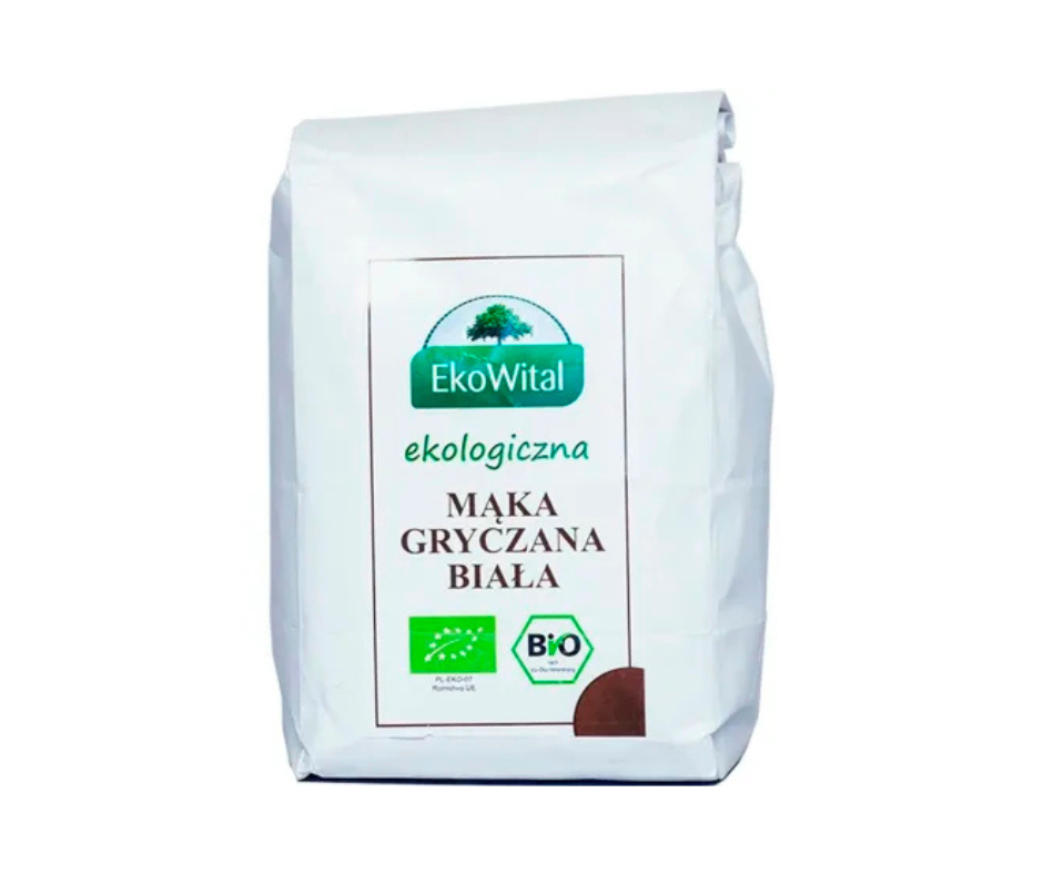 Mąka Gryczana Biała Bio 500 g - EkoWital