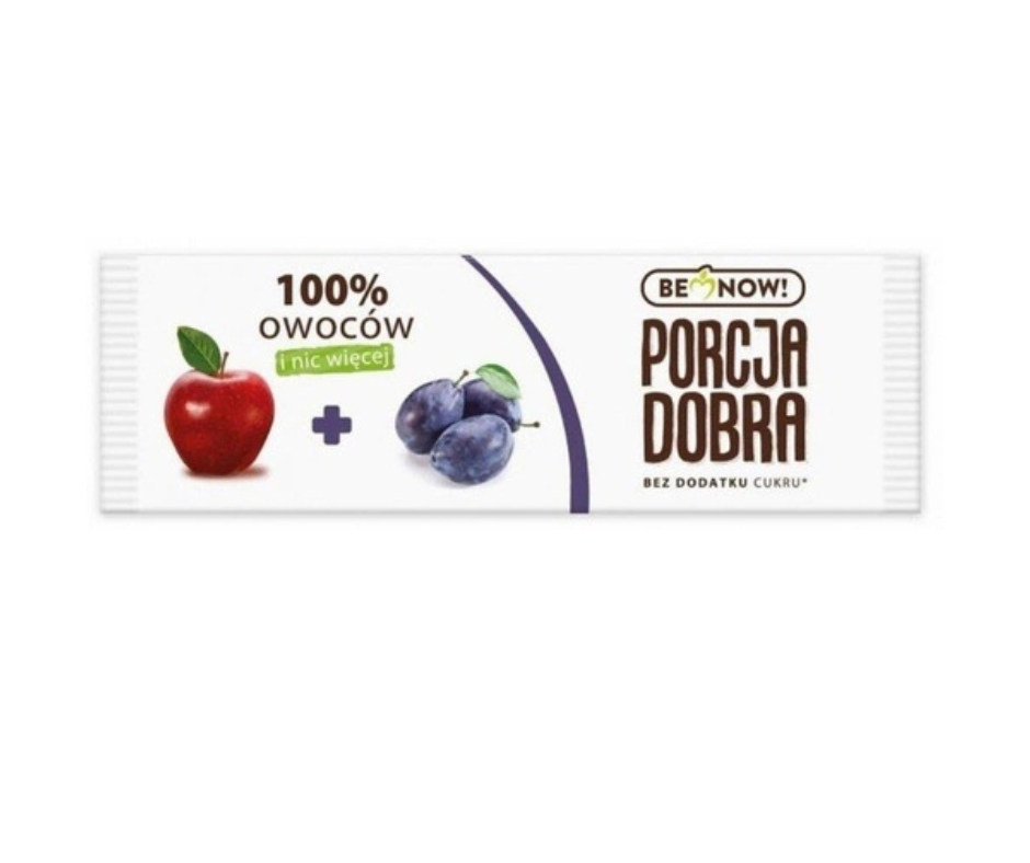 Przekąska Jabłkowo - Śliwkowa Bez Dodatku Cukru 16 G - Porcja Dobra