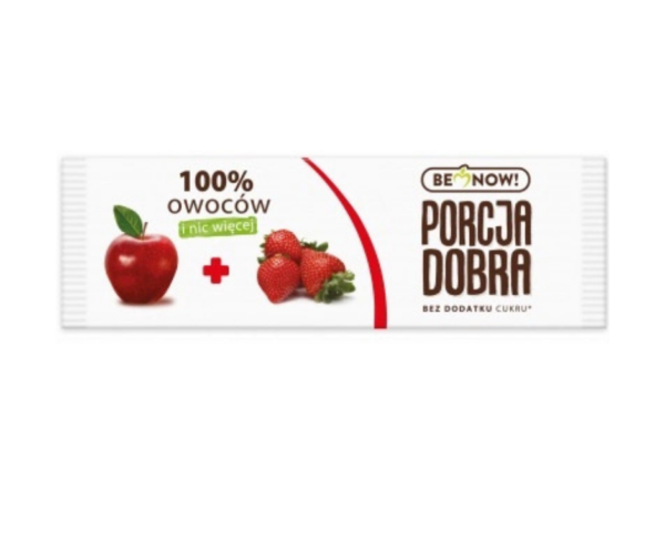 Przekąska Jabłkowo - Truskawkowa Bez Dodatku Cukru 16 G - Porcja Dobra