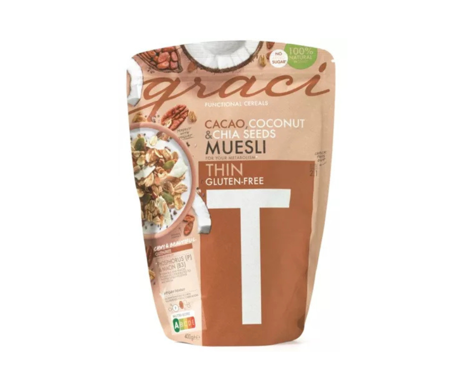 Musli funkcjonalne Thin bezglutenowe (400 g) - Graci