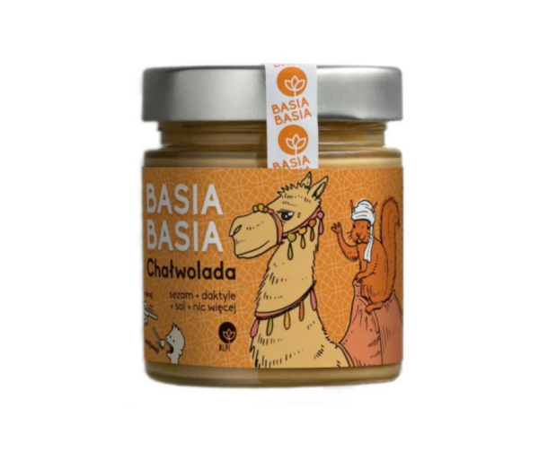 Chałwolada krem sezamowo- daktylowy 210g -Basia Basia