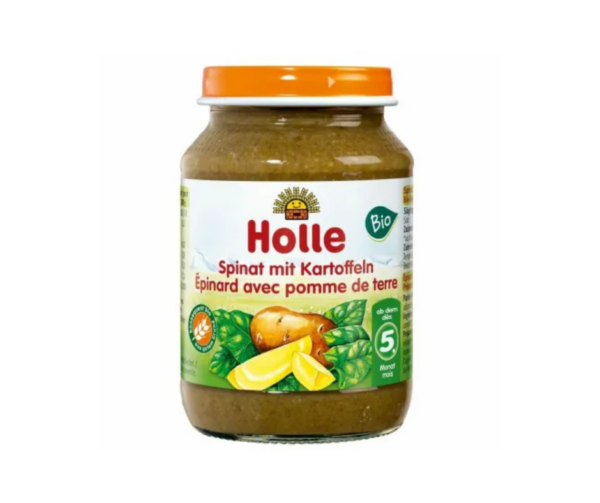 Danie dla Niemowląt Szpinak Ziemniak Bio 190 g - Holle