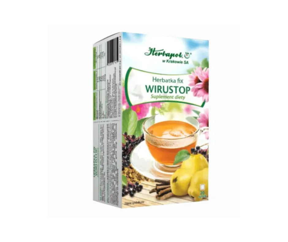 Herbatka WIRUSTOP FIX 40 g (2 g x20 Sztuk) - Herbapol Kraków
