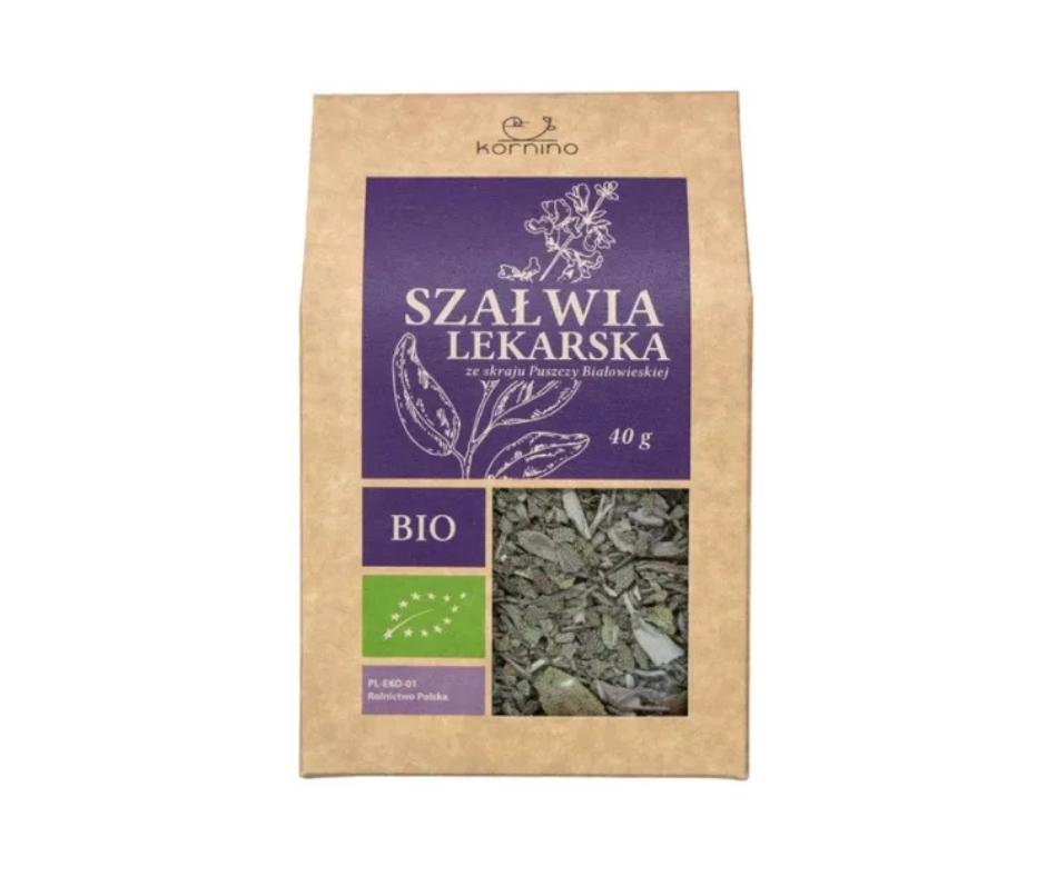 Szałwia lekarska eko 40g- Kornino