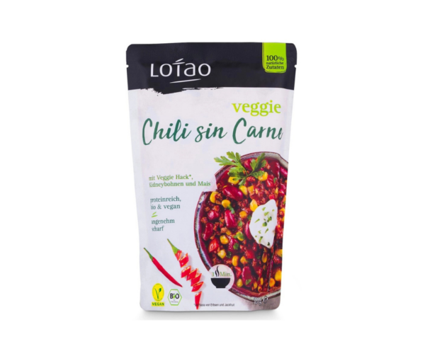 Chili sin carne wegańskie bio 320 g - Lotao