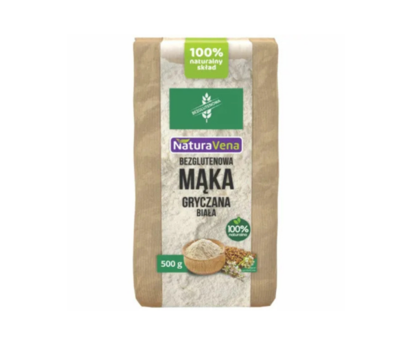 Mąka Gryczana Biała Bezglutenowa 500 g - NaturAvena