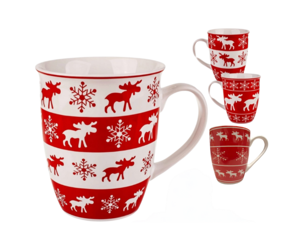 Kubek ceramiczny świąteczny Renifer 250ml