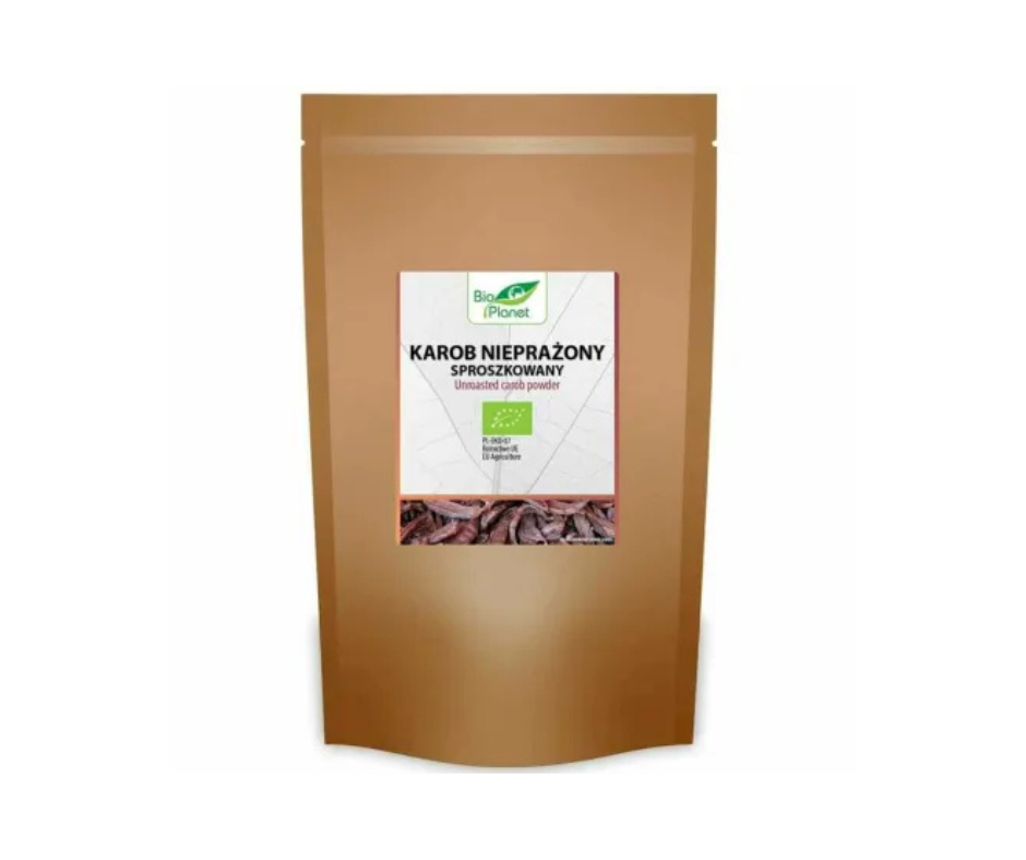 Karob Nieprażony Sproszkowany Bio 200 g - Bio Planet
