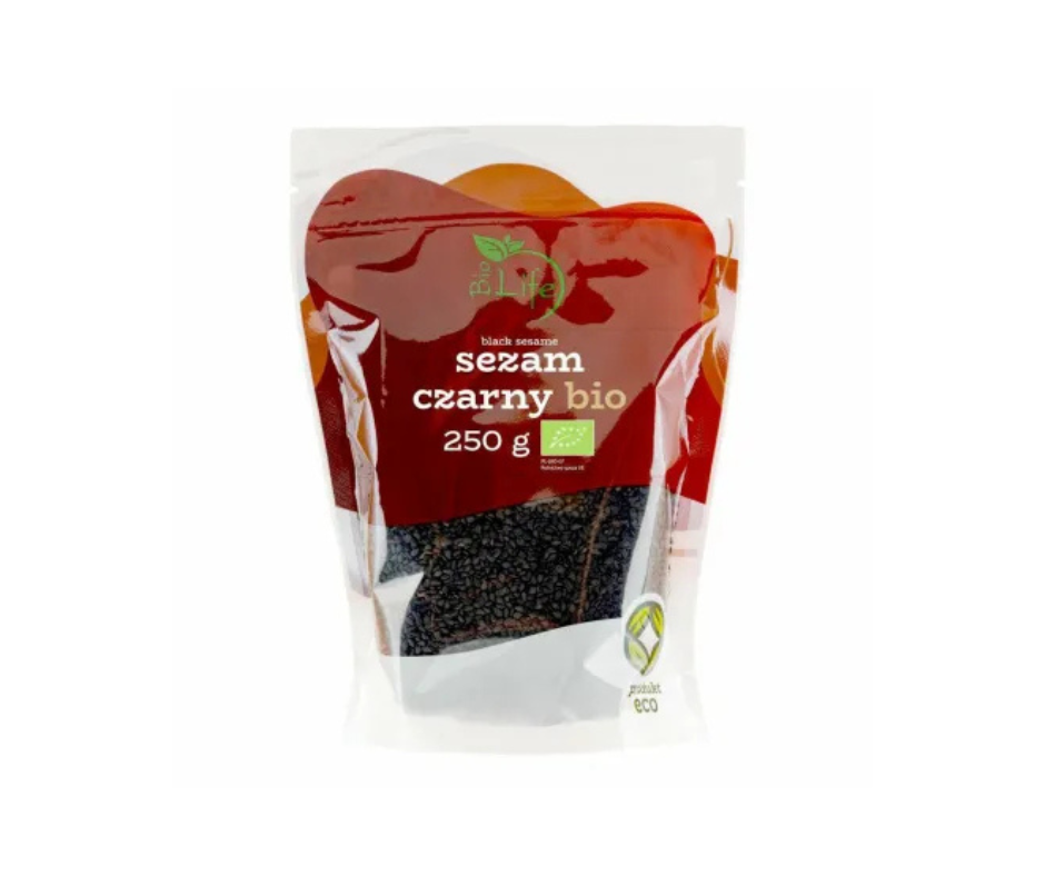 Sezam Czarny Bio 250 g - BioLife