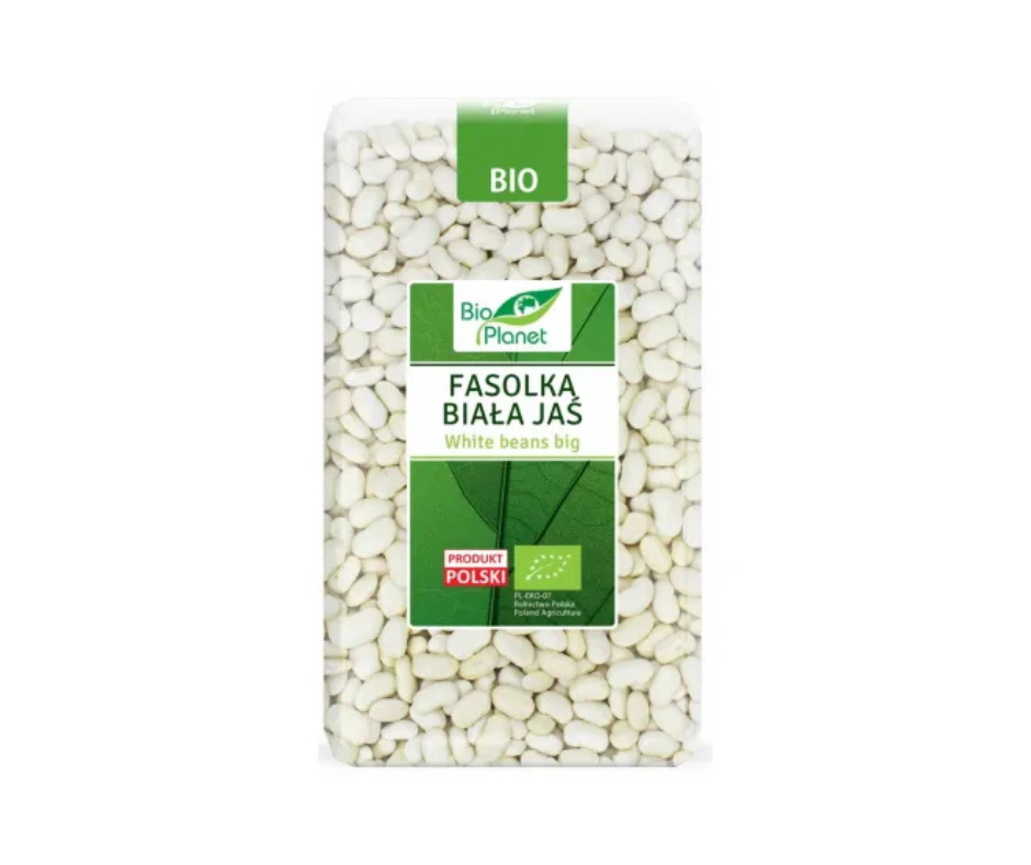 Fasolka Biała Jaś Bio 1 kg - Bio Planet