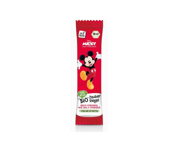 Batonik owsiany jabłko- czarna porzeczka BIO 25 g Myszka Miki- Pure&fun