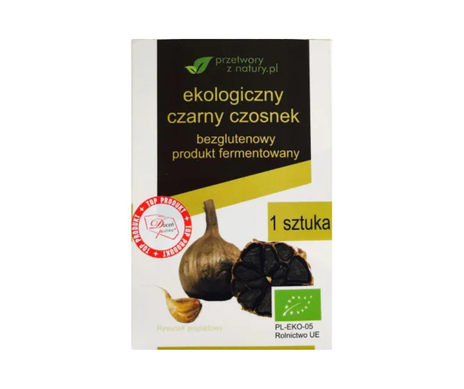 Czarny Czosnek Bio (1 Sztuka) - Przetwory z Natury