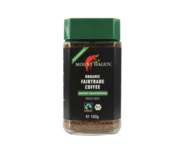 Kawa rozpuszczalna bezkofeinowa arabica/robusta fair trade 100 g - Mount Hagen (BIO)