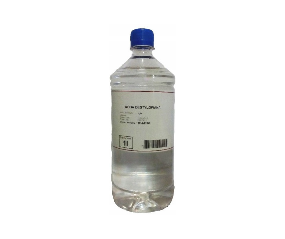 Woda destylowana H2O 1 litr- Stanlab