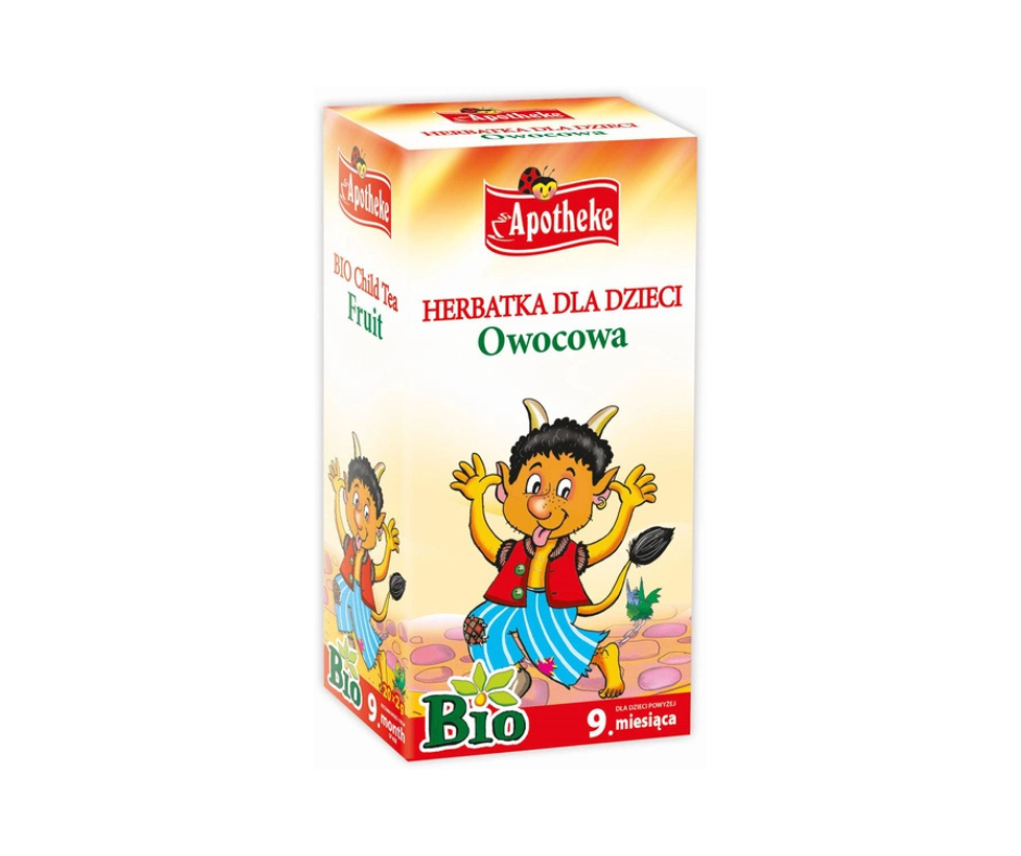 Herbatka dla dzieci owocowa Od 9 msc. (20 saszetek) 40 g - Apotheke (BIO)