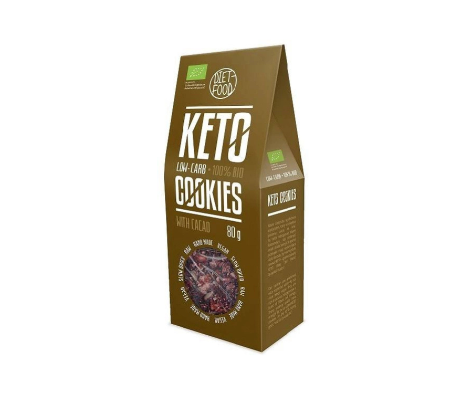 Ciastka kakaowe keto 80 g - DIET-FOOD (BIO)