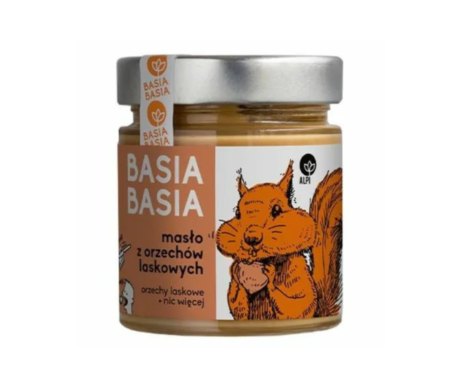 Krem z Orzechów Laskowych 210 g - Basia Basia