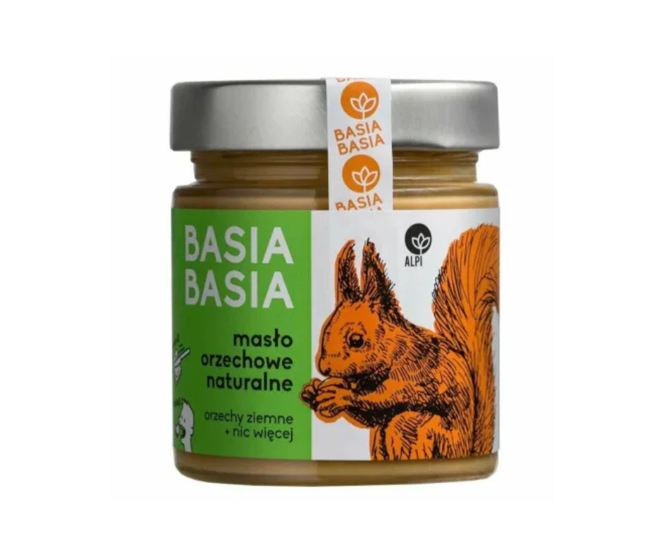 Krem Orzechowy Naturalny 210 g - Basia Basia