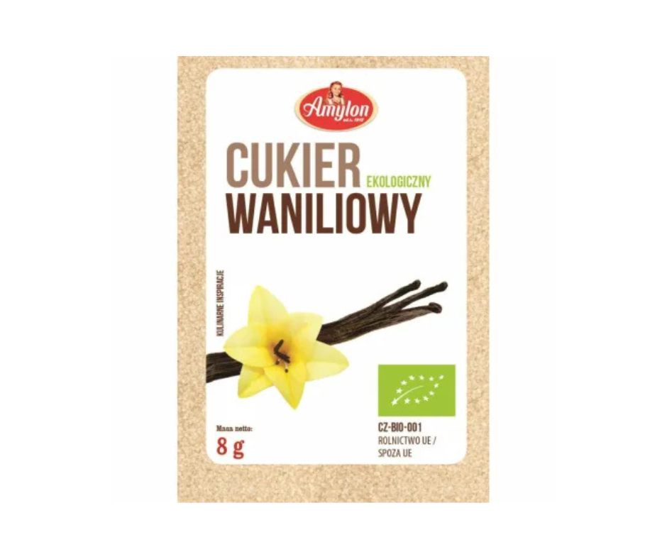 Cukier Waniliowy Bio 8 g - Amylon