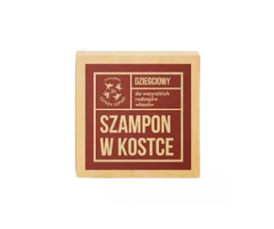 Szampon dziegciowy w kostce 75g- Cztery Szpaki