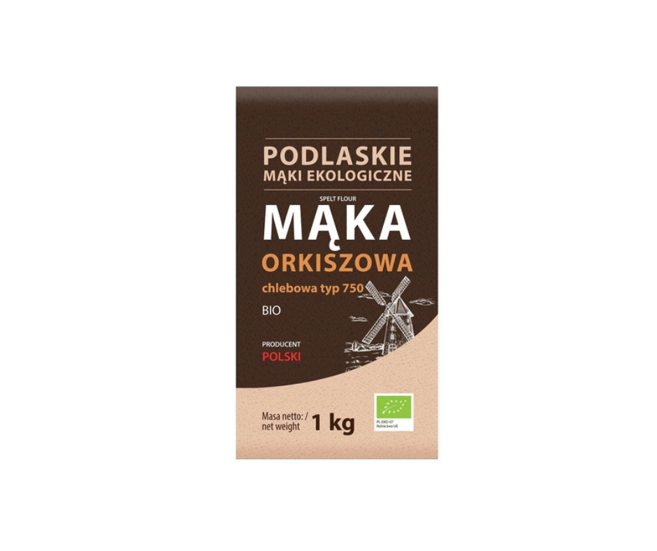 Mąka orkiszowa chlebowa (typ 750) 1 kg - Bio Life - Mąki Podlaskie (EKO)