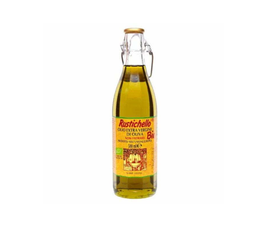 Oliwa z Oliwek Extra Virgin Niefiltrowana Bio 500 ml - Rustichello