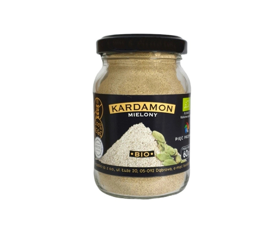 Kardamon mielony bezglutenowy 60 g - Pięć Przemian