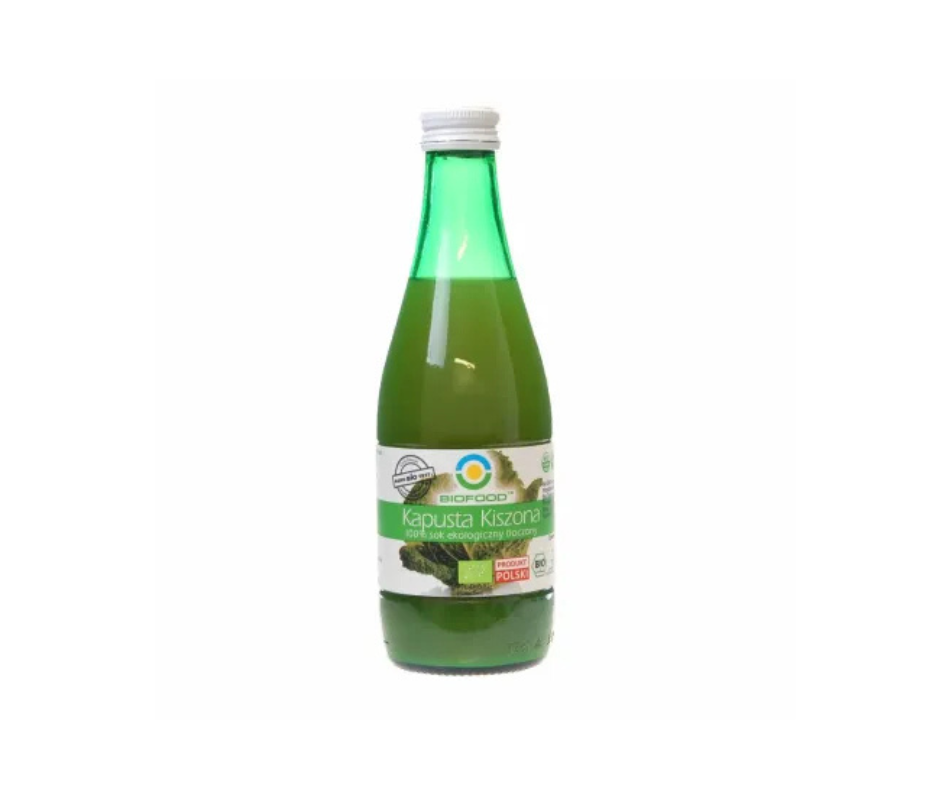 Sok z kiszonej kapusty tłoczony bezglutenowy 500ml - Bio food