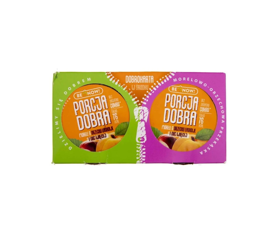 Dwupak Przekąska Morele-Orzechy 50 g- Porcja Dobra