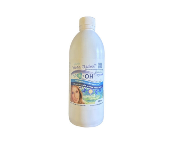 Napój jonizowana woda alkaliczna redox pH 9,5 480 ml - Woda Redox