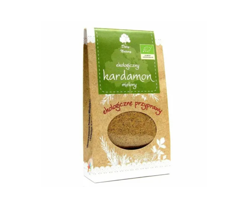 Kardamon Mielony eko 50 g - Dary Natury