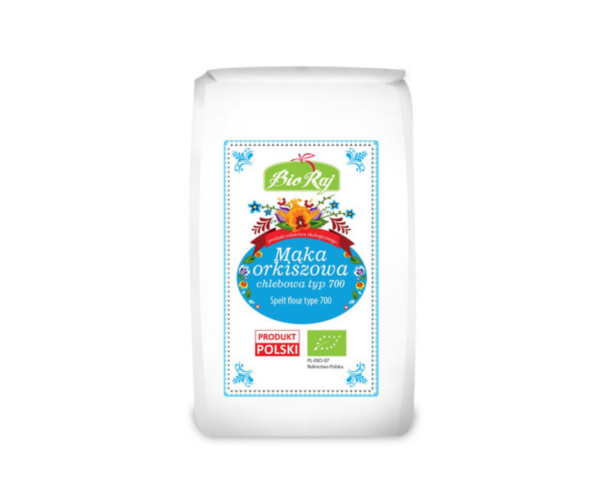 Mąka Orkiszowa Chlebowa Typ 700 Bio 500g- Bio Raj