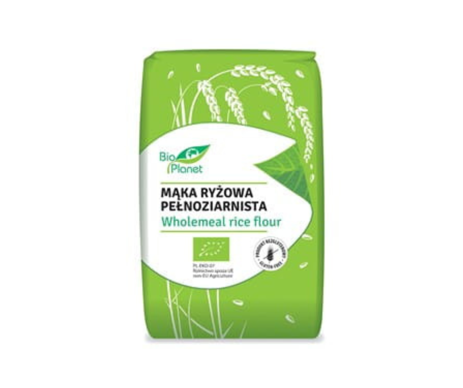 Mąka Ryżowa Pełnoziarnista 500 g- Bio Planet