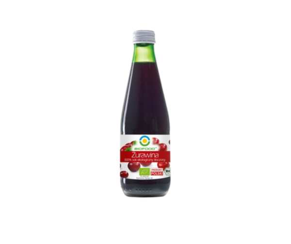 Sok żurawina NFC bezglutenowy 300ml - Bio food