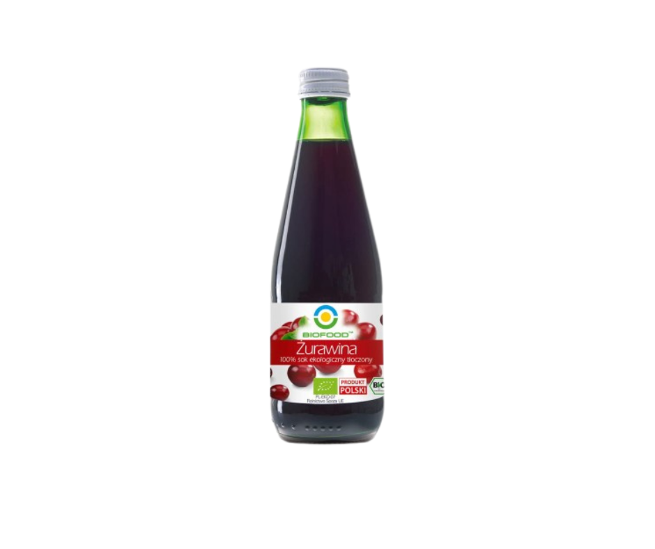 Sok żurawina NFC bezglutenowy 300ml - Bio food
