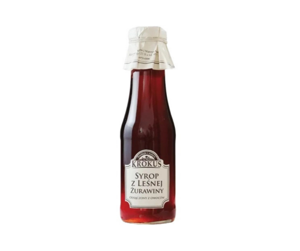 Syrop z leśnej żurawiny 355 g (280 ml) - Krokus