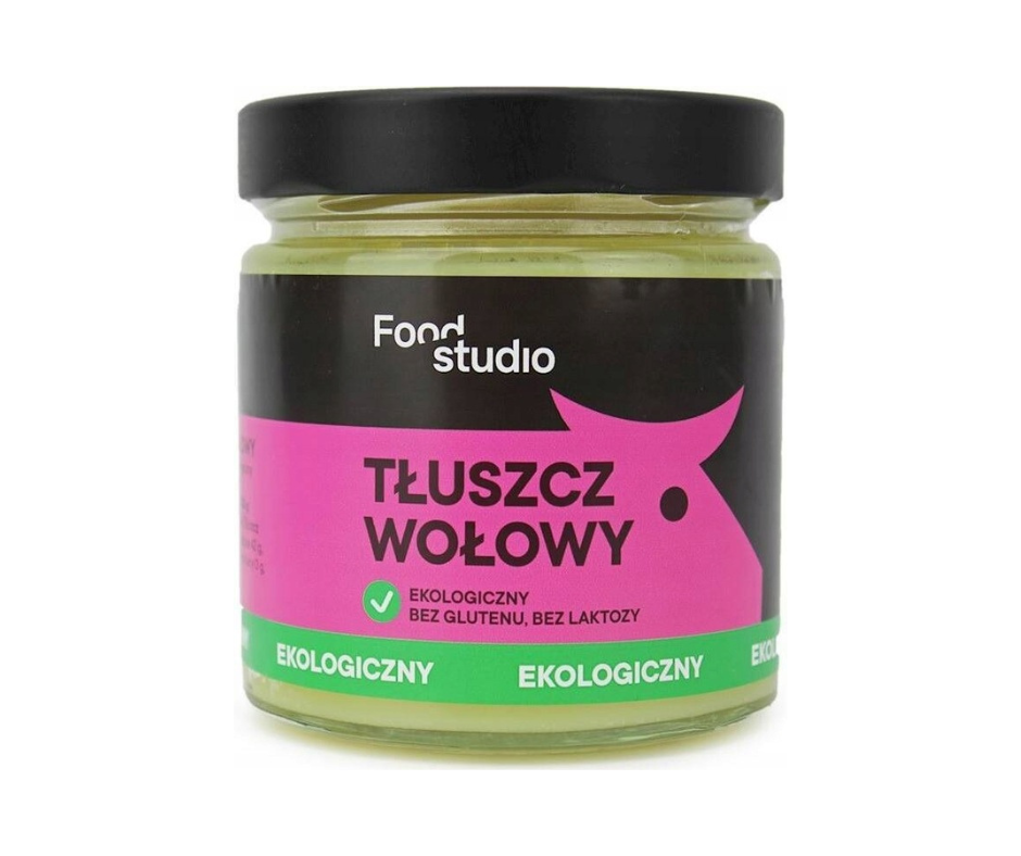 Tłuszcz wołowy bezglutenowy 330 g - Food Studio (EKO)
