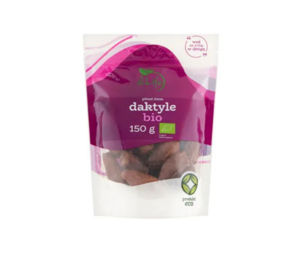 Daktyle suszone ekologiczne bez pestki BIO, 150 g- Bio Life