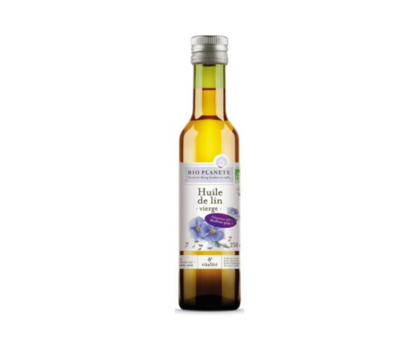 Olej lniany tłoczony na zimno 250 ml - Bio Planete