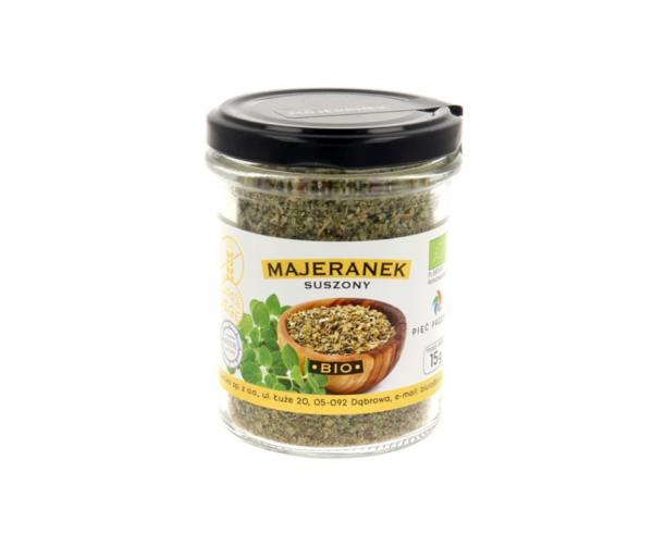 Majeranek suszony bio 15 g- Pięć Przemian