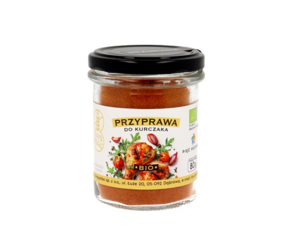 Przyprawa do kurczaka BIO 80 g - Pięć Przemian