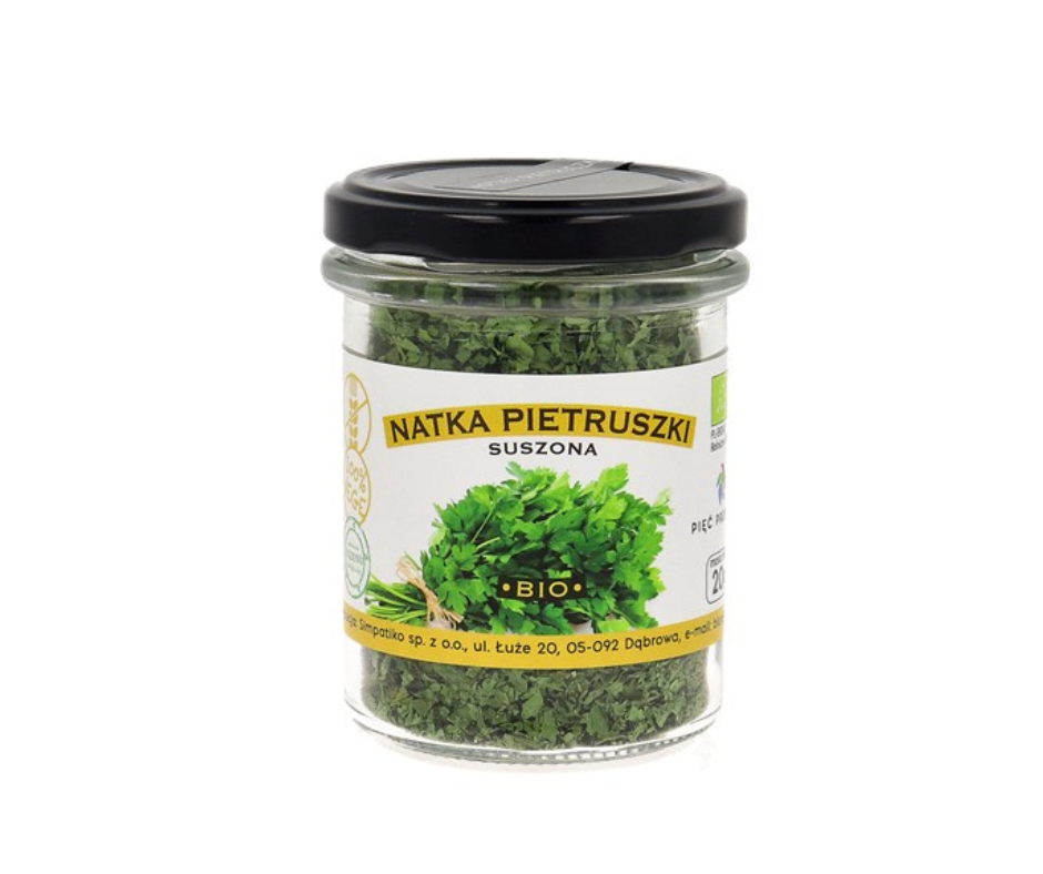Natka pietruszki suszona BIO 20 g - Pięć Przemian