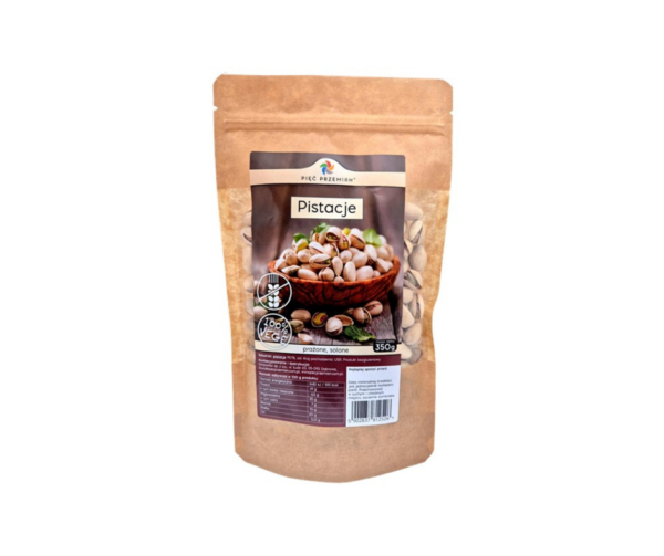 Pistacje prażone, solone 350 g - Pięć Przemian