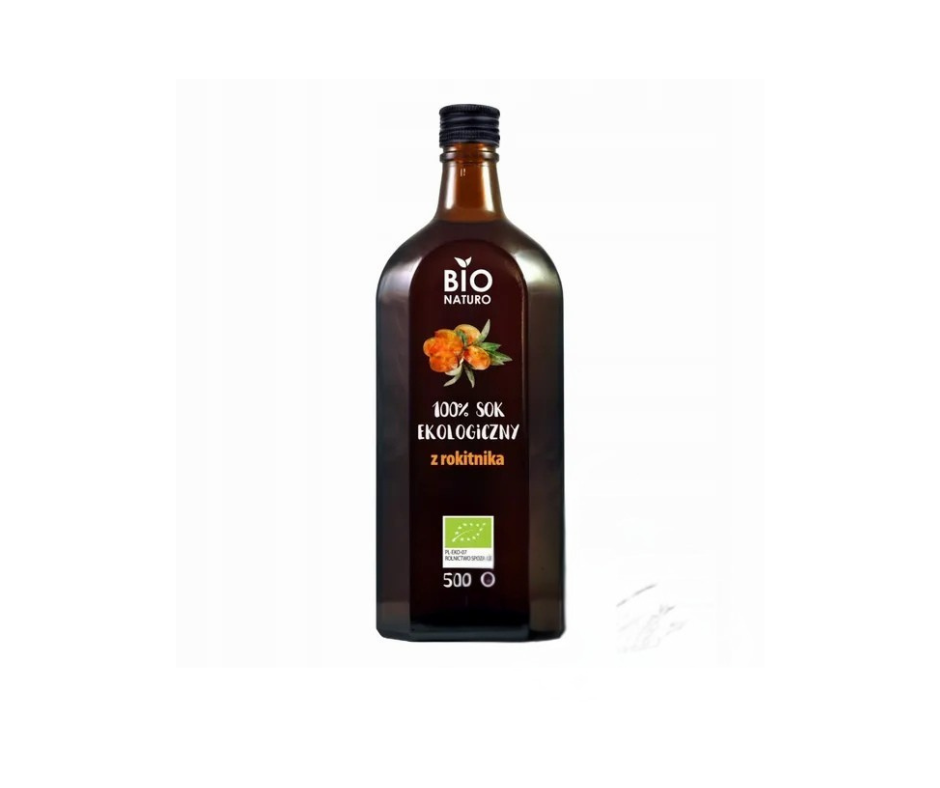 Sok z rokitnika100 % Eko 500 ml -Bio Naturo