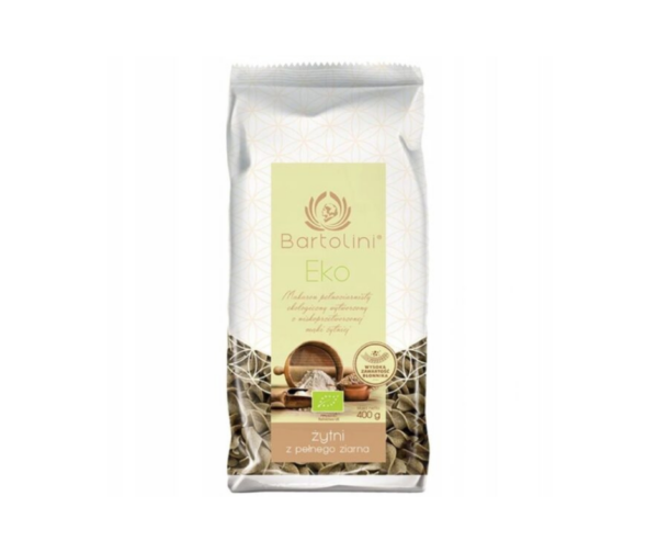 Makaron żytni razowy świderki 400g- Bartolini Bio