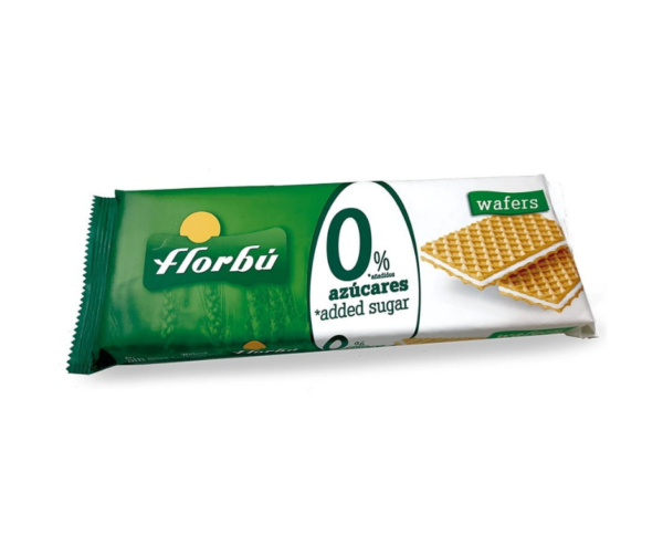 Wafelki bez cukru z kremem śmietankowym 150 g- Florbu