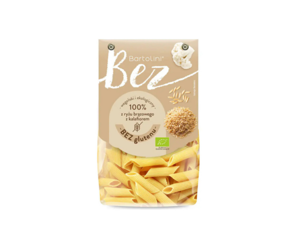 Makaron ryżowy z kalafiorem rurki bezglutenowy 250g-  Bartolini