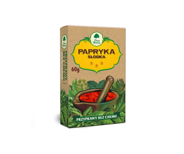 Papryka słodka mielona 60 g - Dary Natury